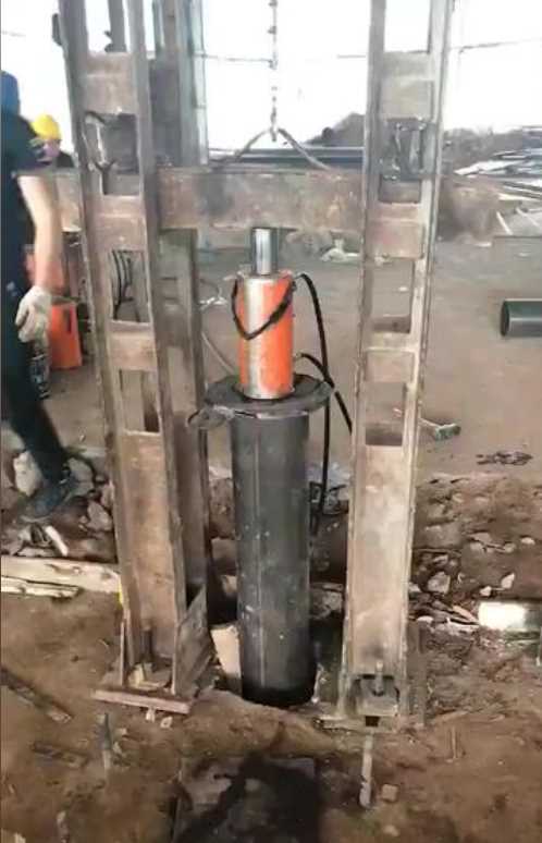 信阳新县钢管桩加固